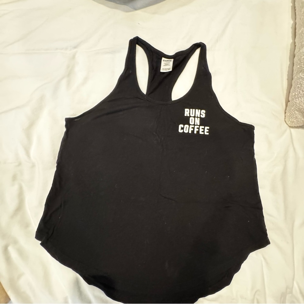 PINK Victoria's Secret Black Tank Top